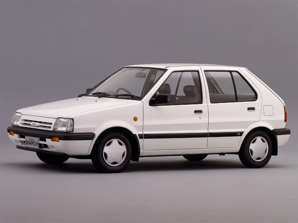 Nissan March (K10) 1 поколение, 2-й рестайлинг, хэтчбек 5 дв. (01.1989 - 01.1992)
